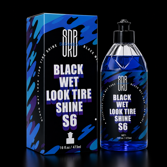 S6 – Brillant Pneus Effet Noir Profond